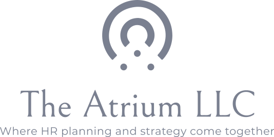 Atrium logo grey